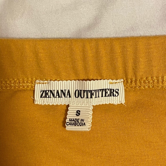 yellow/orange tube top/crop top - Picture 2 of 3